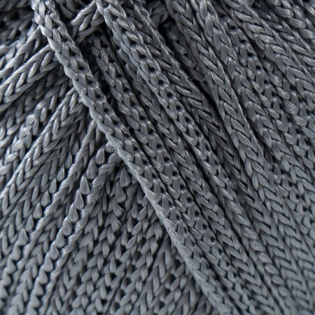 Yarn "Macrame Macrama" 100% polyester 130m/90g (159 steel)-2
