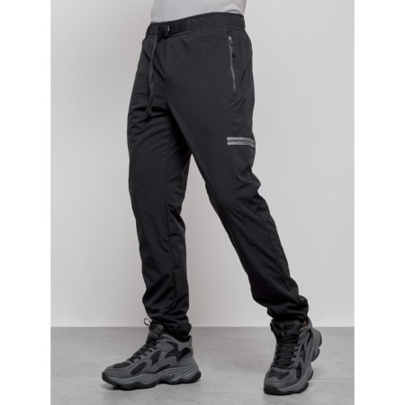 Warm pants, size 48, black color-6