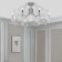 Ceiling chandelier with glass ceiling Rocco, 40W, E14, 83x83x47 cm