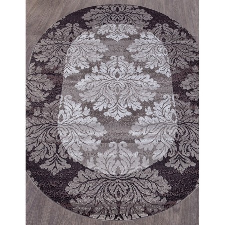 Oval carpet Merinos Silver, size 150x300 cm, color Gray-Purple-1