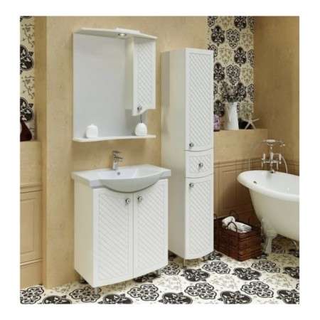 Mirror-chip "Milano 65" Right 24 x 65 x 80 cm-2