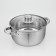 Stainless steel pan “Grette”, 3.2 l, d = 20 cm, with a lid, the capsule, induction