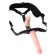 Strap -on LoveToy with nozzles, bodily color