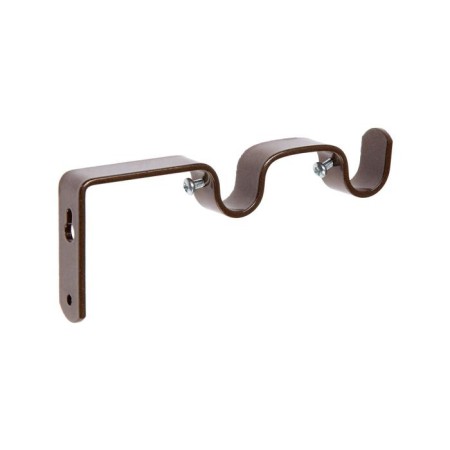 Broke for cornice D20 two -row 8/15 cm, color brown., Metallic-1