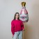 Foil ball 36 "Dream", a bottle, with a substrate