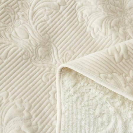 Vivaldi bedspread, size 160x220 cm, color milk-8