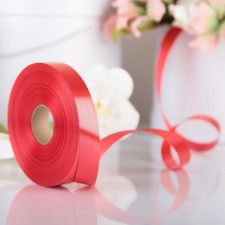 Tape for decor and gifts, scarlet, 2 cm x 91 m