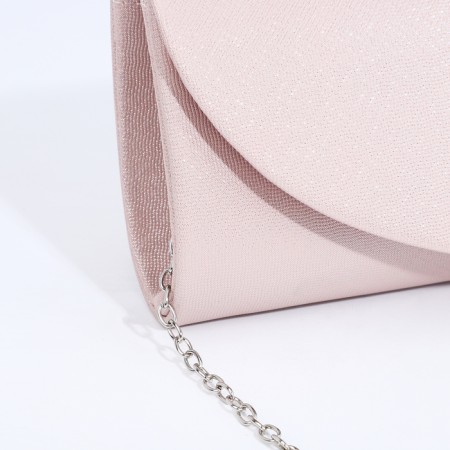 Magneta bag bag, long chain, powder color-3