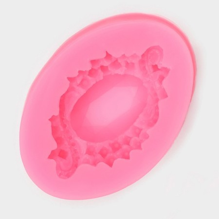 Mold "Gemstones", silicone, 6 × 4.3 cm, color mix-1