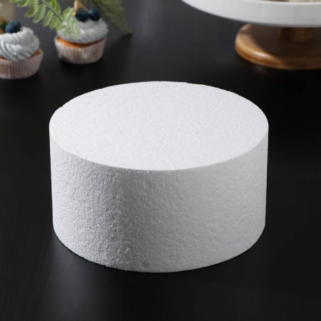 Falter for the cake is round, d = 20 cm, h = 10 cm, white color