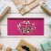 Wooden envelope "Congratulations!" gift, purple back