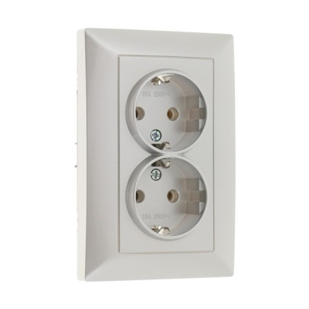 Double Luazon Lighting "Antei", 16 a, hidden, with salary, silver-1