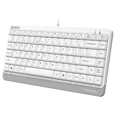 Keyboard A4Tech FSTYLER FKS11 White/Gray USB-6