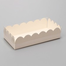 White cookie box, 10 x 20 x 5 cm