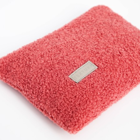 Lightning cosmetic bag, textura, pink color-5