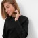 Women's dress Minaku: Silk pleasure Black color, rr 42