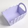 Kashpo wooden 25 × 16 × 17 cm "Maria", side pens, MDF, lavender