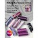 A set of household threads IDEAL 40/2, length 366 m, assorted color (lilac shades), 10 pcs in units