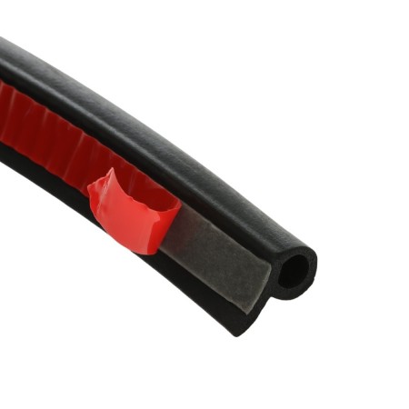 Doors seal to the car, Q-shaped, self-adhesive, 5 m, black-3