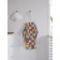 Apron kitchen with a photo print "Color Puzzles", adjustable, size OS