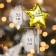 Candle in the cake "Air Ball. Star", 5.5 cm, golden