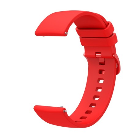 Smart hours strap, 20.5 mm, silicone, red-2