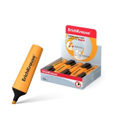 Erichkrause V-12, 0.6-5.2 mm, water-based fluorescent inlets, orange, orange