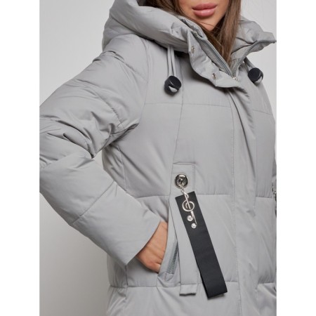 Coat insulated winter female, size 42, color gray-9