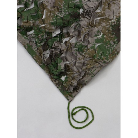 Masking network 3 x 4 m, two-layer, sandy green, with ties-4