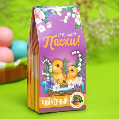 Black tea with thyme "Happy Easter", 50 g.-4