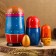 Matryoshka "Ryaba chicken", plot, 5 puppet, 13.5 - 15 cm, mix