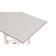 Set Polini Kids growing desk-transformer + adjustable stool, white-pink color