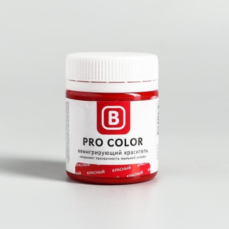 Dye non -ruler Pro color, red, 40 g