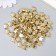 A set of beads for creativity plastic "Star. Gold" set of 20 g 1.1x1.1x0.4 cm