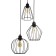 Bayerlux lamp "Batista" 3x40W E27 Black 37x37x90cm