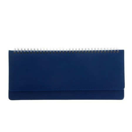 Planing Undetted 64 sheets on the crest Velvet, hard cover, artificial leather, block 70 g/m2, blue