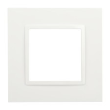 Frame for sockets and switches Era Elegance 14-5011-01 Classic, 1 post, white