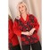 Female jacket, size 46, red color