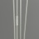 Star for balloons for 4 balls, base of the heart, height 65 cm