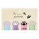 A set of magnetic bookmark for books Calligrata 4 pieces, "legs", mix