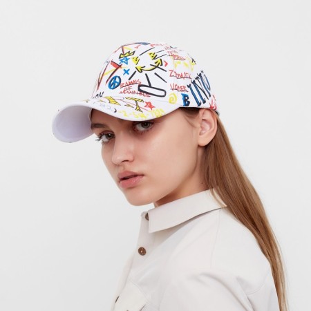Minaku cap "Art" color white, rr 58-4