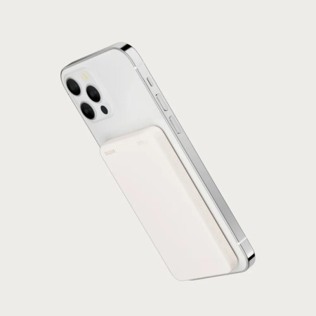 External battery Xiaomi Mi Solove W9, 5000 mAh, 3 a, magsafe, fast charging, white-1