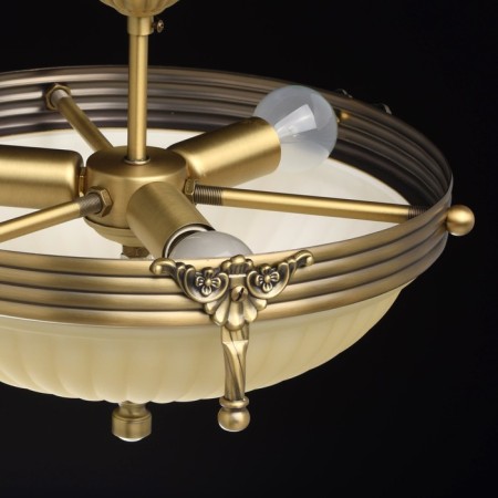 Aphrodite chandelier, 3x60W E14, antique bronze-6