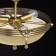 Aphrodite chandelier, 3x60W E14, antique bronze