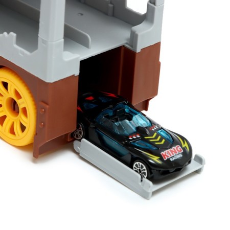 Parking Autotrak "Monster attack. Dinosaur ", light, 1 machine, launching installation-4