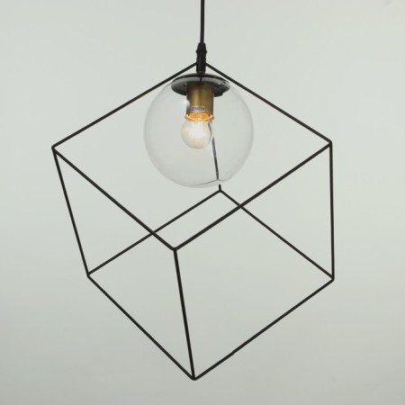 Lamp Bayerlux 2467/1bk E27 40W Black 25x25x25-125 cm-2