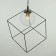 Lamp Bayerlux 2467/1bk E27 40W Black 25x25x25-125 cm