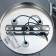 Erion chandelier 3he27 40W chrome 50x50x24 cm Bayerlux