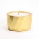 Candle "Marble" in a candlestick of gypsum with a lid, 8.5x6cm, gold