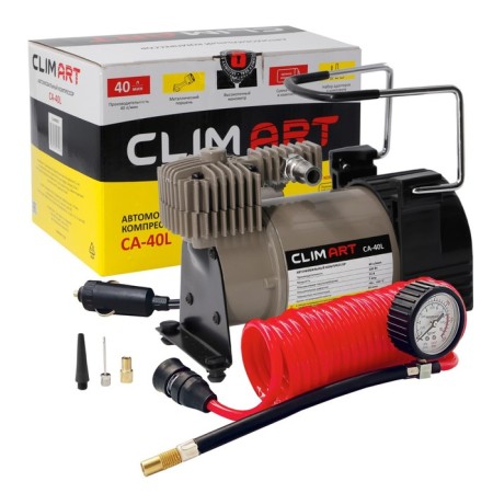 Car compressor CLIM ART CA-40L, 40 l/min, twisted hose, storage bag bag-4